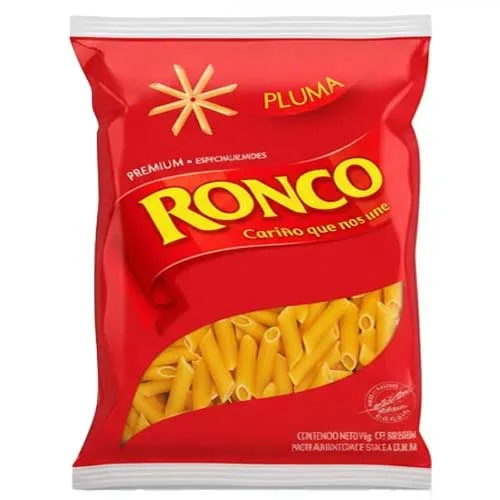 Pasta plumas Ronco