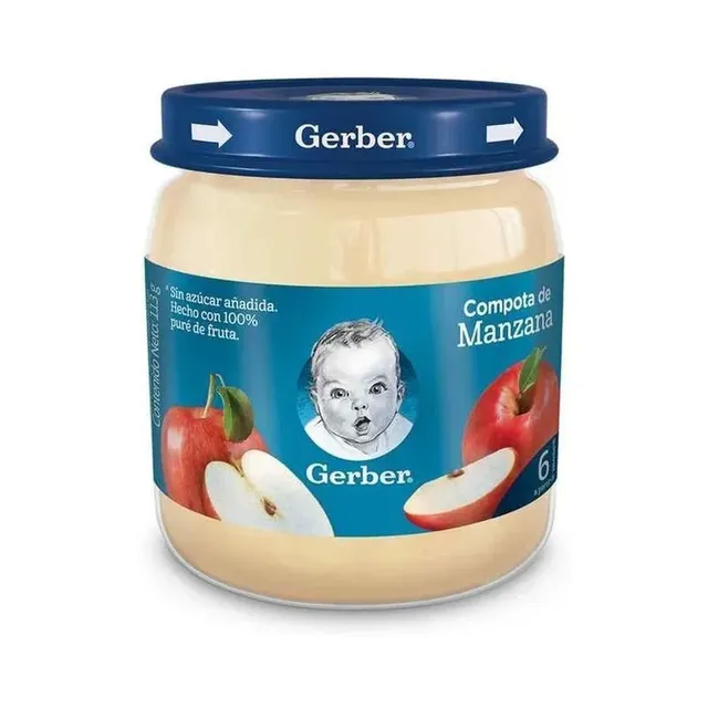Compota de manzana Gerber