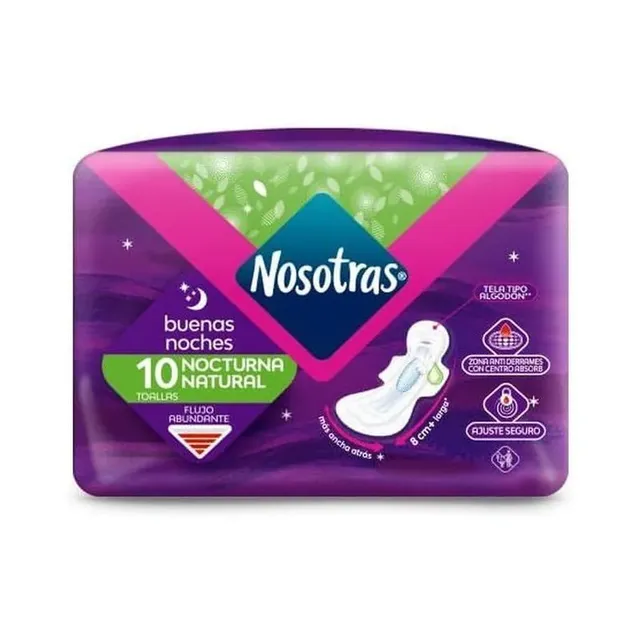 Toallas sanitarias Nosotras