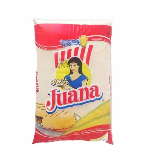 Harina de maíz precocida blanca Juana