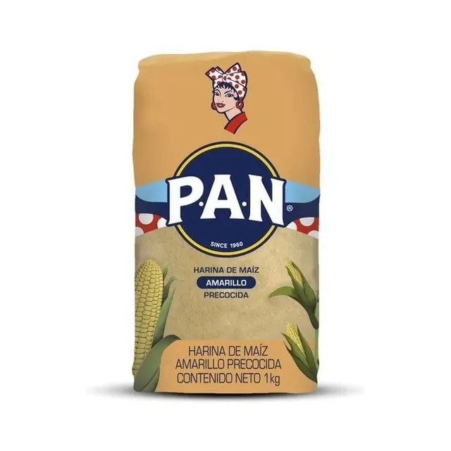 Harina de maíz precocida amarilla P.A.N.