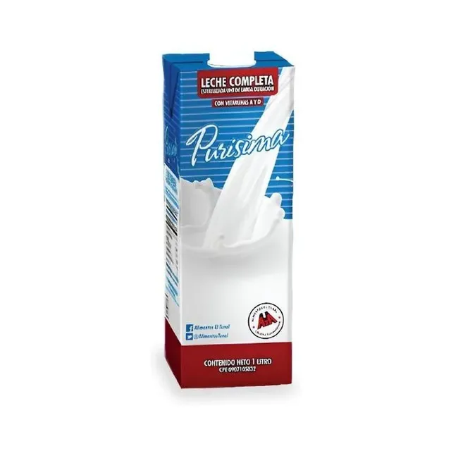 Leche líquida UHT entera Purísima