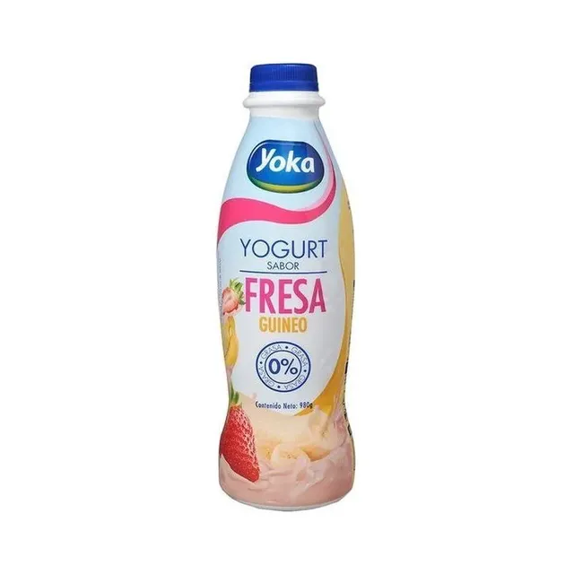 Yogurt bebible fresa Yoka